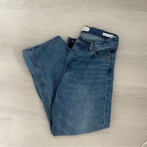 Denim forum Iggy lo rise baggy jean cropped